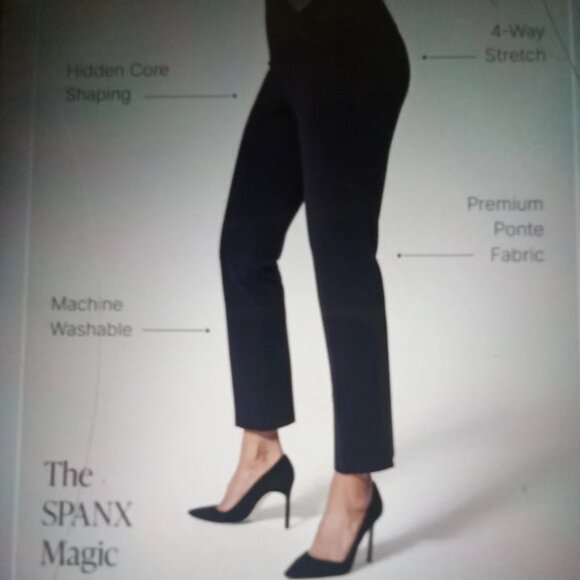 Spanx Ponte dress women's pants high waisted pull over shaping size 1X - Picture 3 of 6